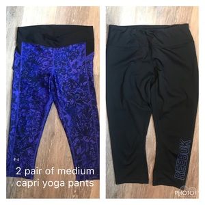 Bundle of Capri yoga pants size medium